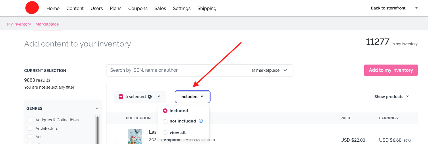 Included or Not Included
